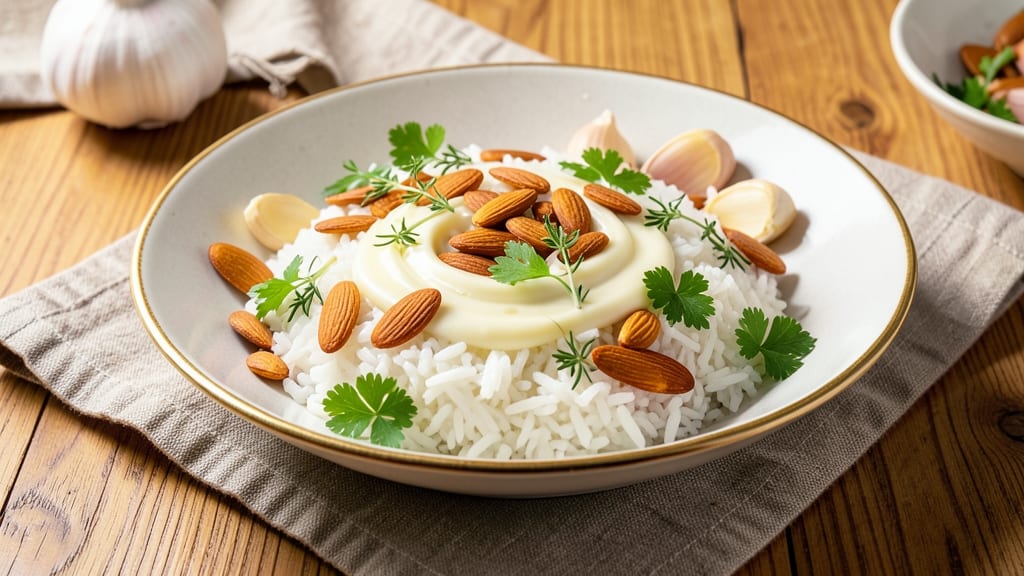 Celebration Rice Recipe: Festive Herbed Grains with Toasted Almond Crunch