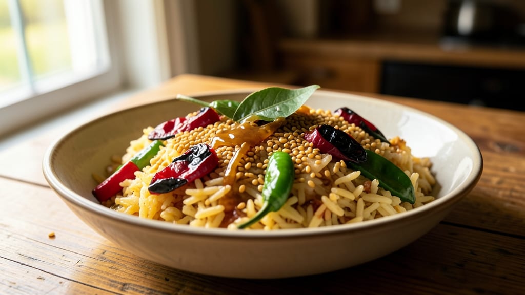 Capsicum Rice Recipe Hebbars Kitchen: Charred Bell Peppers and Spiced Basmati Magic