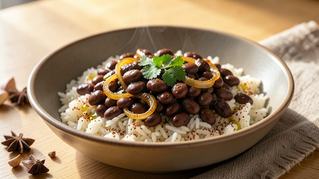 Black Beans Over Rice Recipe: Smoky Cumin and Garlic Flavor Fusion