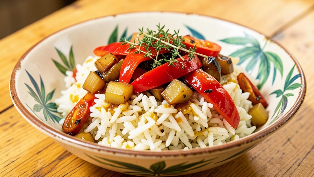 Caribbean Vegetable Rice Recipe: Bold Spice and Fluffy Grains in One Pot