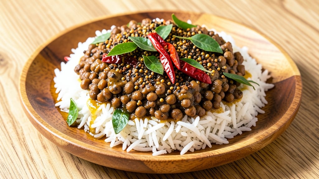 Black Urad Dal Rice Recipe in Tamil: South Indian Spice Symphony With Toasted Crunch