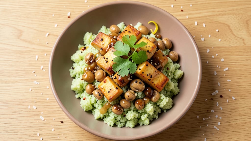 Cauliflower Rice Bowl Recipe: Toasted Sesame Crunch and Savory Umami Balance