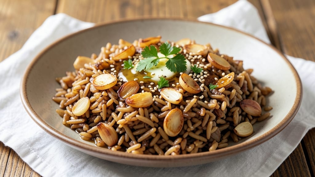 Brown Rice Pilaf With Orzo Recipe: Nutty, Toasted Crunch and Fluffy Grains