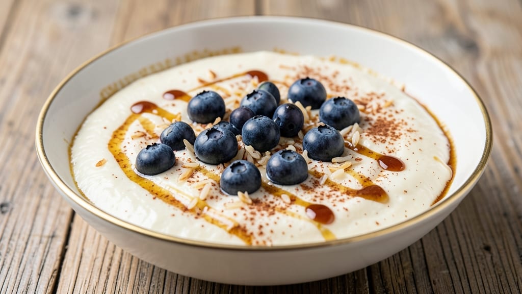 Blueberry Rice Pudding Recipe: Warm Vanilla-Spiced Swirls With Juicy Berries