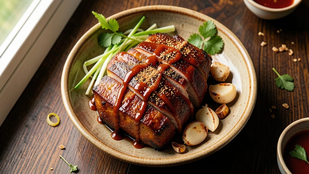 Chinese Pork Roast Recipe: Oven-Baked Five-Spice Crunch Over Tender Shreds