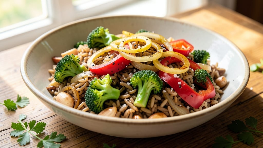 Brown Rice and Mixed Vegetables Recipe: One-Pot Nutrient-Packed Meal in 30 Minutes