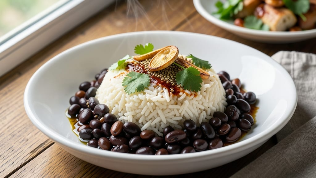 Black Beans and Rice Recipe From Scratch: Smoky Cumin and Garlic Base Builds Flavor