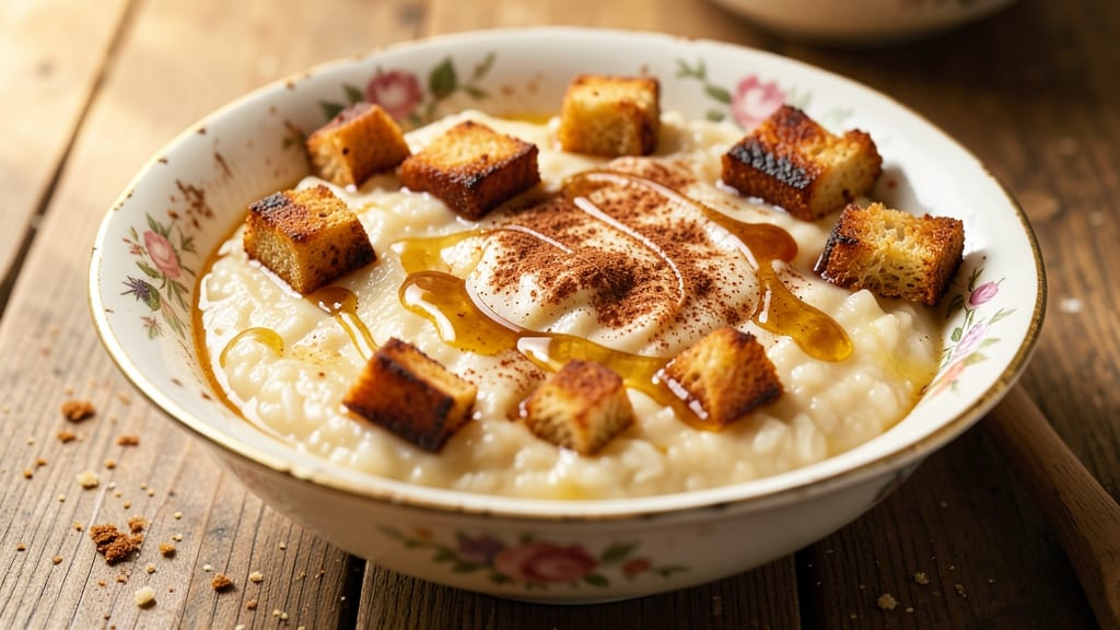 Grandma's Old-Fashioned Rice Pudding Recipe: Vanilla-Cinnamon Dream With Toasted Bread Crunch