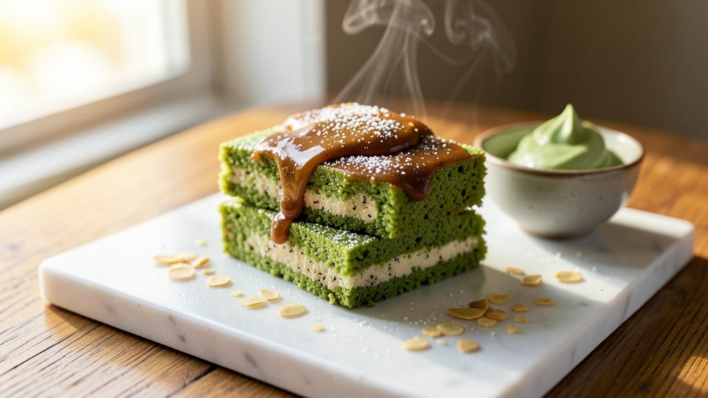 Steamed Rice Cake Recipe: Light and Fluffy Clouds With Matcha Twist